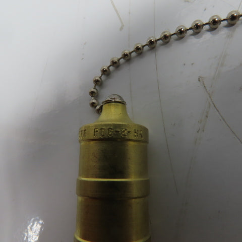 Hansen PDC2HK HK Series 5/8" Hydraulic Plug Dust Cap W/8" Chain Lot of 3