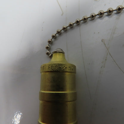 Hansen PDC2HK HK Series 5/8" Hydraulic Plug Dust Cap W/8" Chain Lot of 3