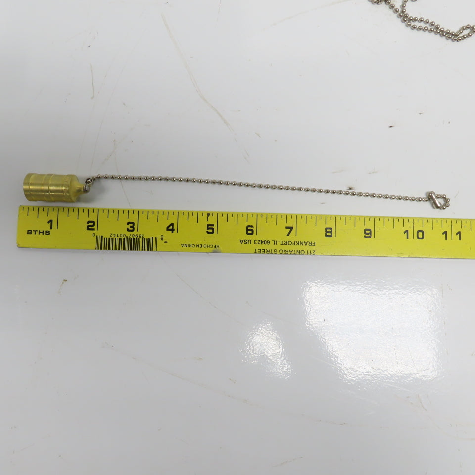 Hansen PDC2HK HK Series 5/8" Hydraulic Plug Dust Cap W/8" Chain Lot of 3