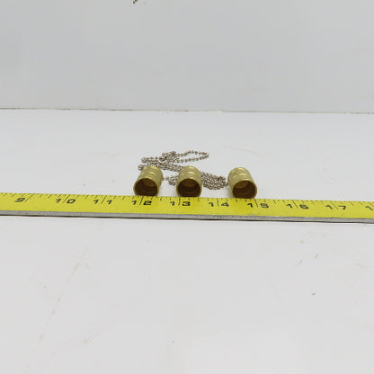 Hansen PDC2HK HK Series 5/8" Hydraulic Plug Dust Cap W/8" Chain Lot of 3