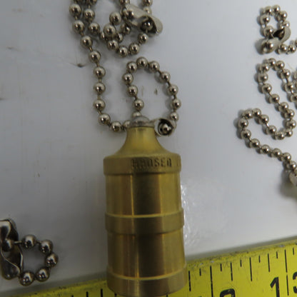 Hansen PDC2HK HK Series 5/8" Hydraulic Plug Dust Cap W/8" Chain Lot of 4