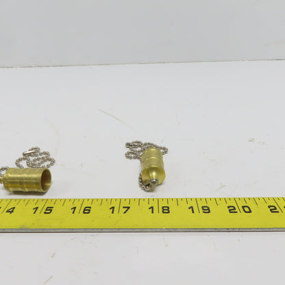 Hansen PDC2HK HK Series 5/8" Hydraulic Plug Dust Cap W/8" Chain Lot of 4