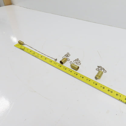 Hansen PDC2HK HK Series 5/8" Hydraulic Plug Dust Cap W/8" Chain Lot of 4