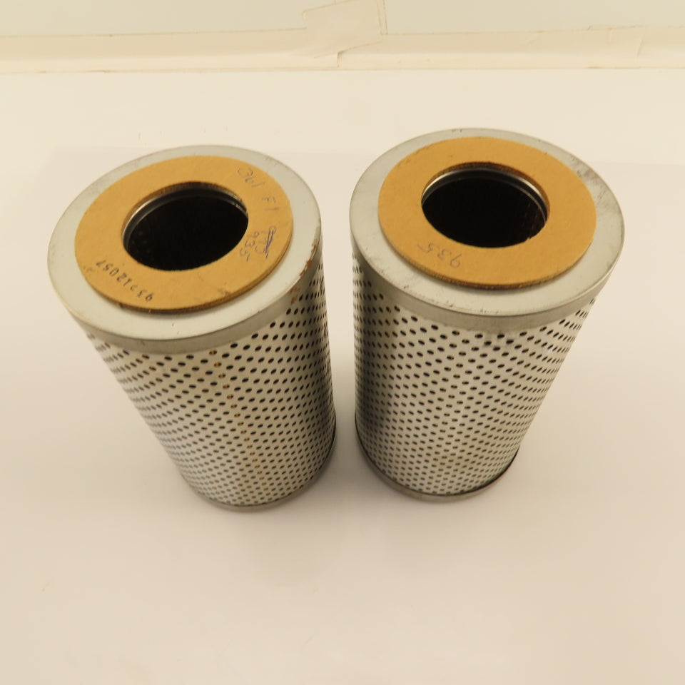 361FI935 93512057 Pleated Suction Filter 3-1/2" x 6" Tall 1-5/8" ID Lot Of 2