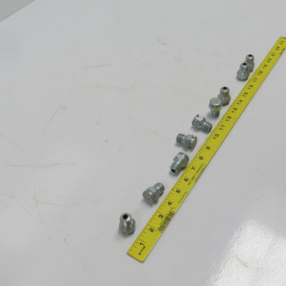 Button Head Grease Nipple 7/8" Hex Size 3/8" NPTF 1-5/16 OAL Lot Of 9