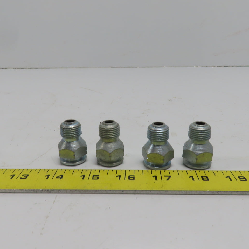 Button Head Grease Nipple 7/8" Hex Size 3/8" NPTF 1-5/16 OAL Lot Of 9