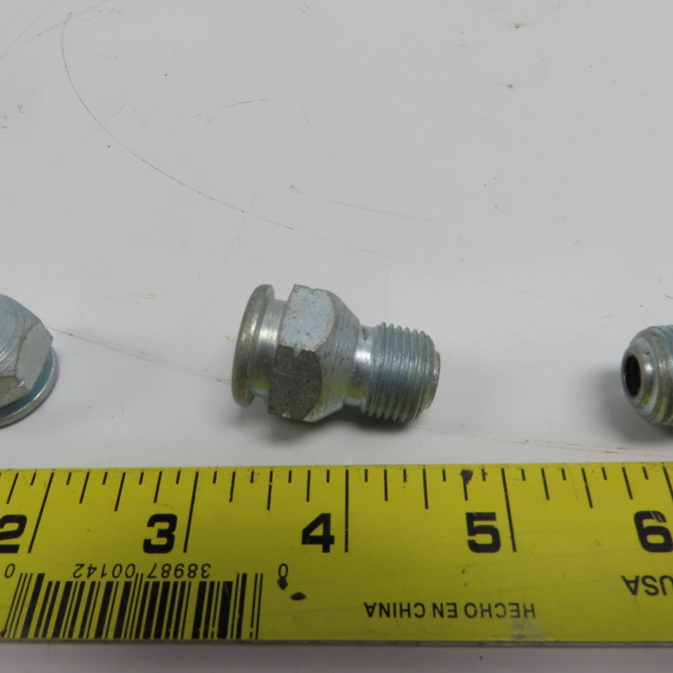 Button Head Grease Nipple 7/8" Hex Size 3/8" NPTF 1-5/16 OAL Lot Of 9