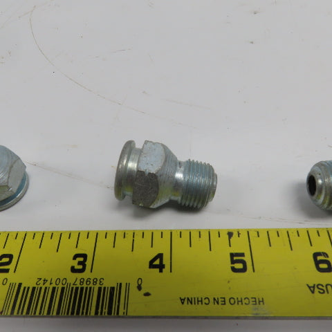 Button Head Grease Nipple 7/8" Hex Size 3/8" NPTF 1-5/16 OAL Lot Of 9