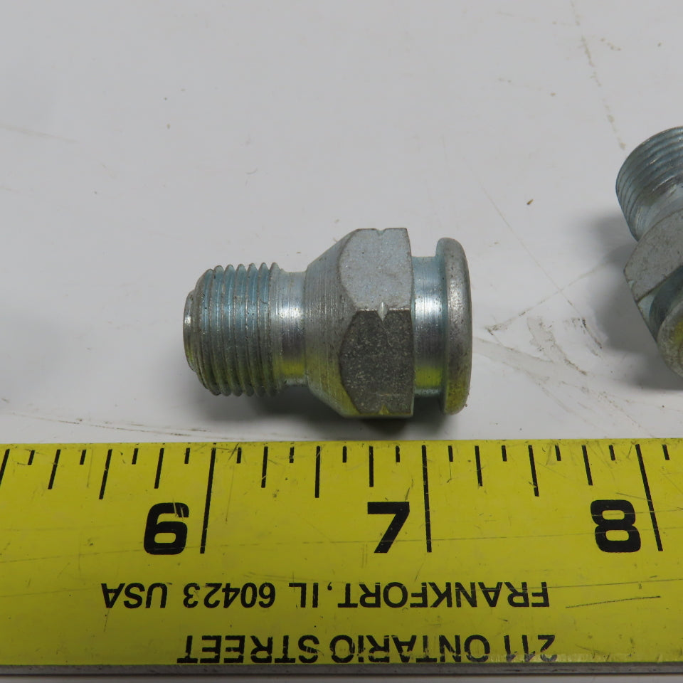 Button Head Grease Nipple 7/8" Hex Size 3/8" NPTF 1-5/16 OAL Lot Of 9