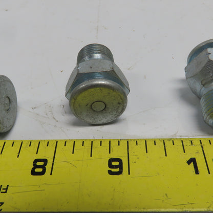 Button Head Grease Nipple 7/8" Hex Size 3/8" NPTF 1-5/16 OAL Lot Of 9