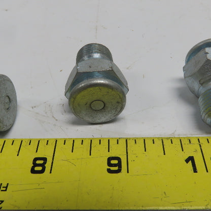 Button Head Grease Nipple 7/8" Hex Size 3/8" NPTF 1-5/16 OAL Lot Of 9