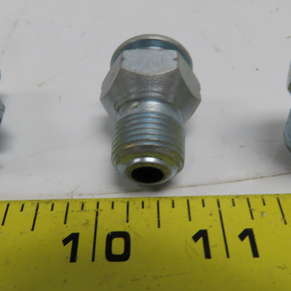 Button Head Grease Nipple 7/8" Hex Size 3/8" NPTF 1-5/16 OAL Lot Of 9
