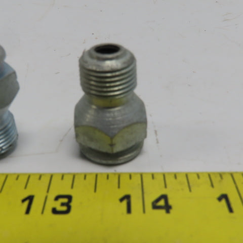 Button Head Grease Nipple 7/8" Hex Size 3/8" NPTF 1-5/16 OAL Lot Of 9
