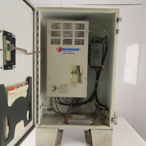 Magnum CIMR-G5U4037 AC Drive  In 380-460V 50/60Hz 80A Out 0-400V 0-400Hz 3Ph