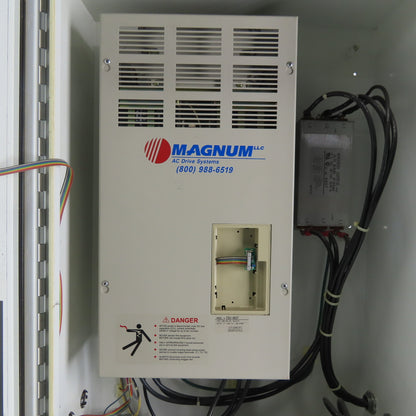Magnum CIMR-G5U4037 AC Drive  In 380-460V 50/60Hz 80A Out 0-400V 0-400Hz 3Ph