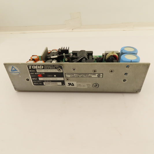 Todd Products MDT-224-1212R 115V Power Supply 5/12/12/-12VDC Output Parts/Repair