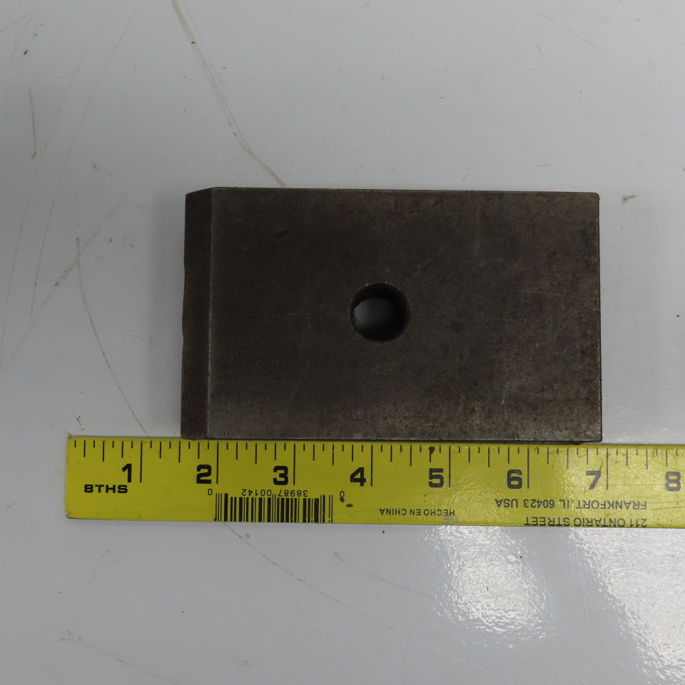 5" x 3" x 1-1/8" Heel Fixture Clamp Strap 5/8" Bolt Hole Lot Of 3