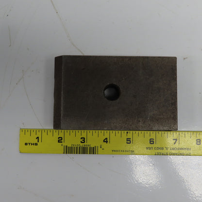 5" x 3" x 1-1/8" Heel Fixture Clamp Strap 5/8" Bolt Hole Lot Of 3
