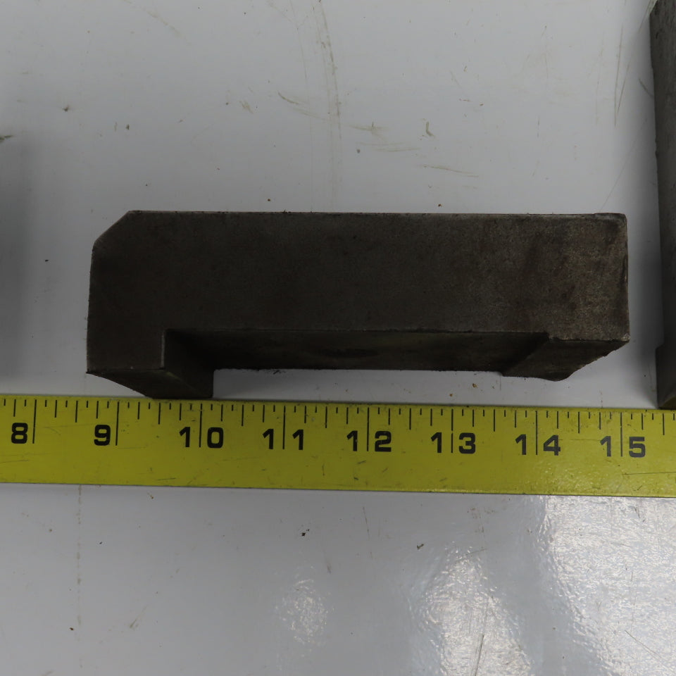 5" x 3" x 1-1/8" Heel Fixture Clamp Strap 5/8" Bolt Hole Lot Of 3