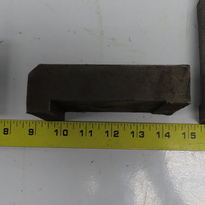 5" x 3" x 1-1/8" Heel Fixture Clamp Strap 5/8" Bolt Hole Lot Of 3