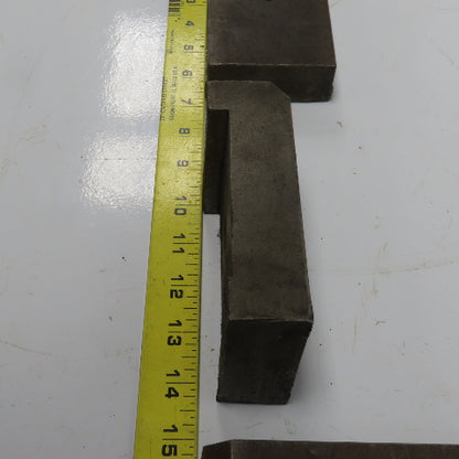 5" x 3" x 1-1/8" Heel Fixture Clamp Strap 5/8" Bolt Hole Lot Of 3