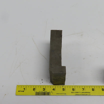 5" x 3" x 1-1/8" Heel Fixture Clamp Strap 5/8" Bolt Hole Lot Of 3