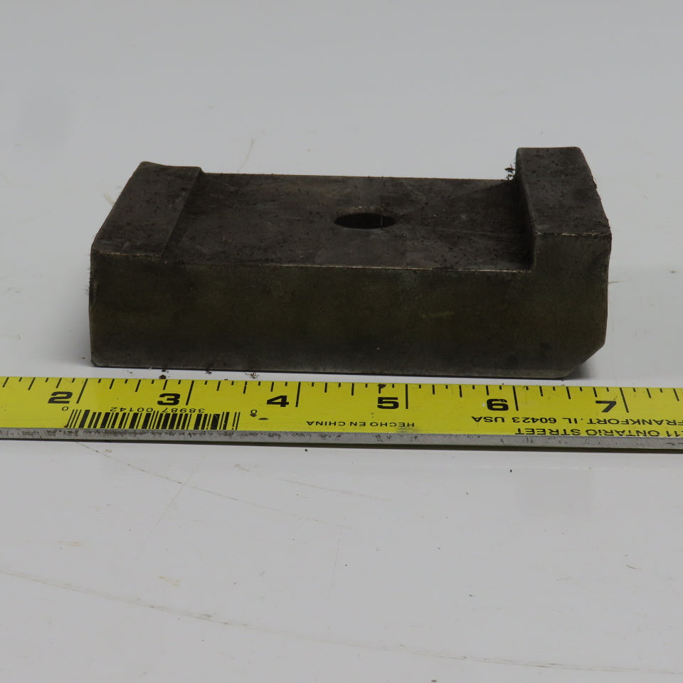 5" x 3" x 1-1/8" Heel Fixture Clamp Strap 5/8" Bolt Hole Lot Of 3
