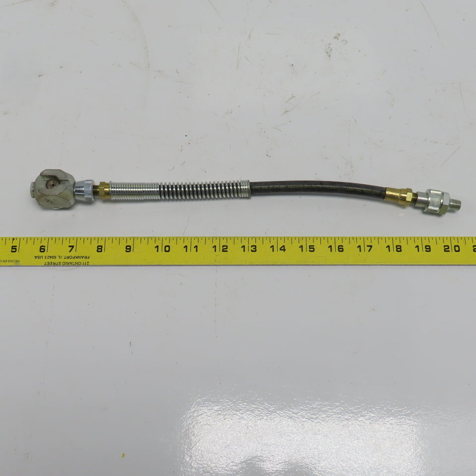 Lincoln 3029 Whip Hose & Swivel Assembly For Hand Held Grease Gun 1/8" NPT Male