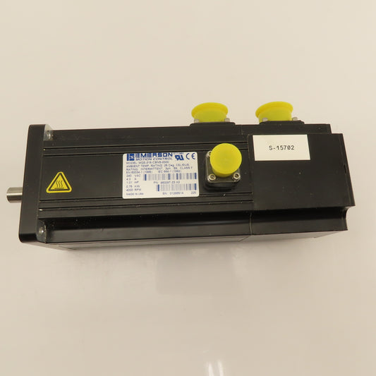Emerson MGE-316-CBNS-0000 1Hp 4000RPM 240VAC 3Ph AC Servo Motor W/ Encoder