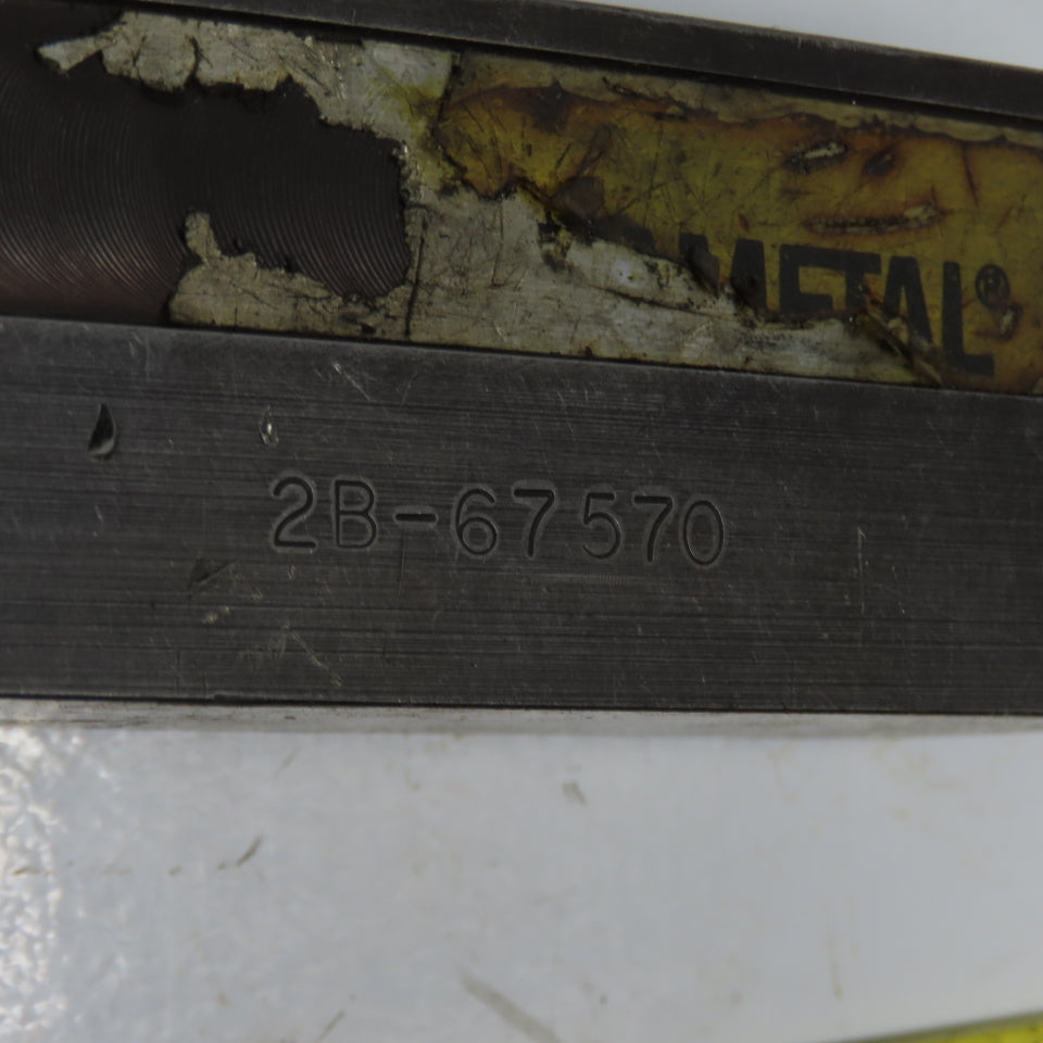 Kennametal 2B-67570 Indexable Grooving Lathe Tool Holder 1-1/2" Square Shank