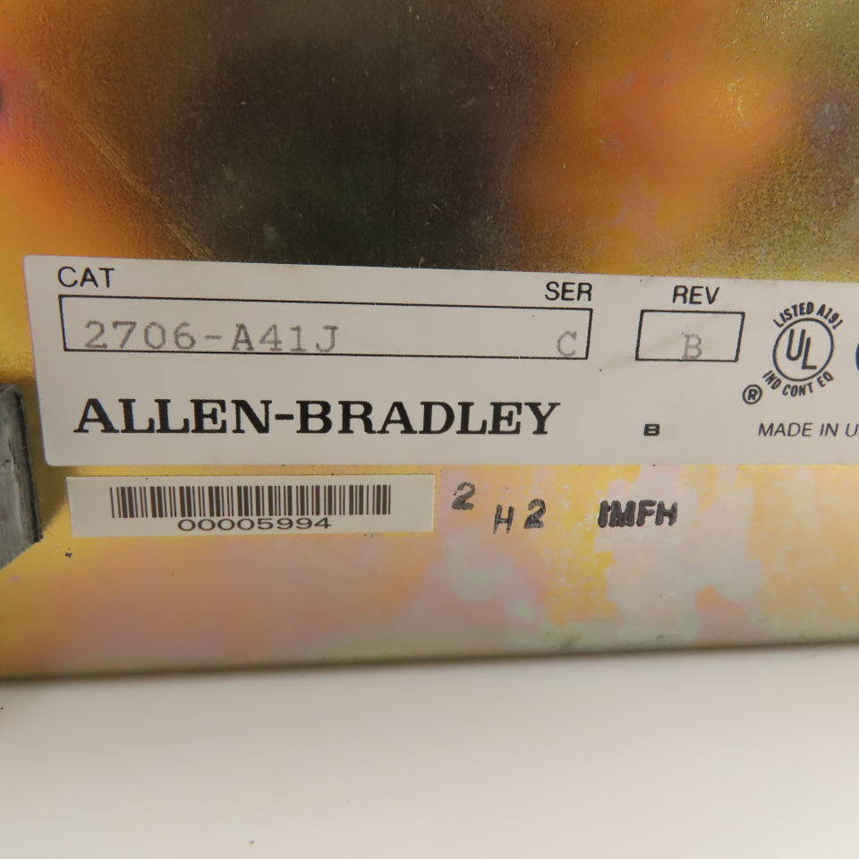 Allen Bradley 2706-A41J 110/120V Dataliner DL10 Message Display