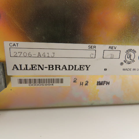 Allen Bradley 2706-A41J 110/120V Dataliner DL10 Message Display