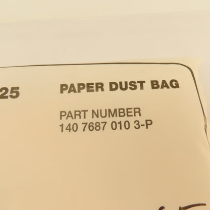 Nilfisk 140 7687 010 3-P Vacuum Dust Bag Paper Pack Of 3