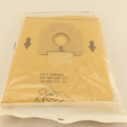 Nilfisk 140 7687 010 3-P Vacuum Dust Bag Paper Pack Of 3