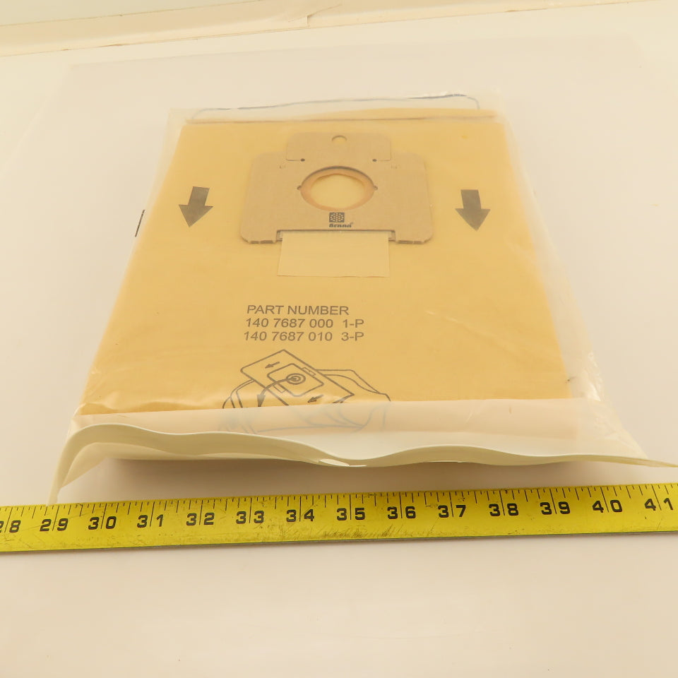 Nilfisk 140 7687 010 3-P Vacuum Dust Bag Paper Pack Of 3