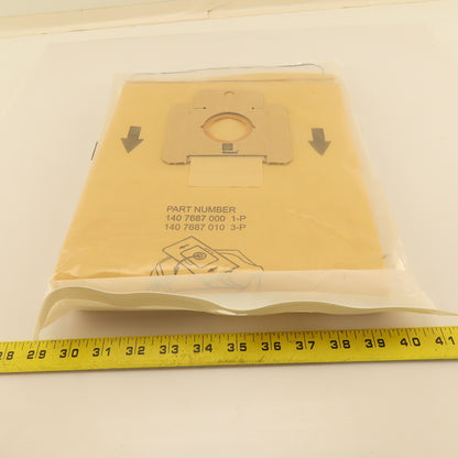 Nilfisk 140 7687 010 3-P Vacuum Dust Bag Paper Pack Of 3