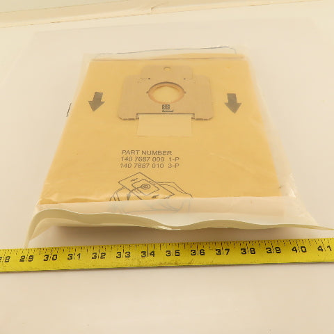 Nilfisk 140 7687 010 3-P Vacuum Dust Bag Paper Pack Of 3