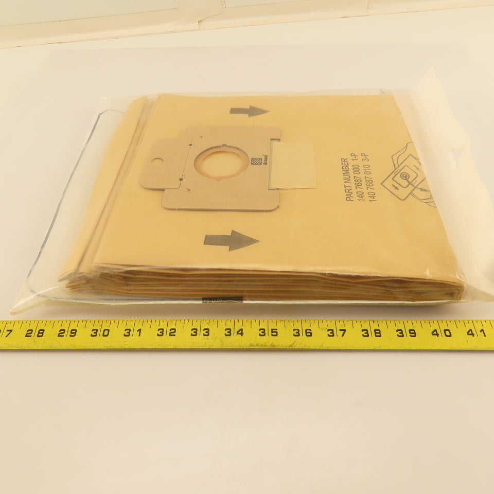 Nilfisk 140 7687 010 3-P Vacuum Dust Bag Paper Pack Of 3