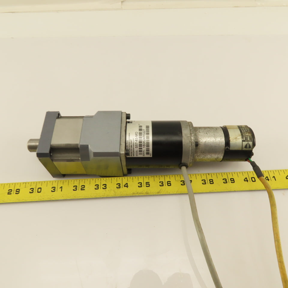 Parker S57-83-MO MX60-101-005 Compumotor W/ 10:1 Ratio Gear Head 16mm Shaft