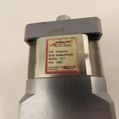 Parker S57-83-MO MX60-101-005 Compumotor W/ 10:1 Ratio Gear Head 16mm Shaft