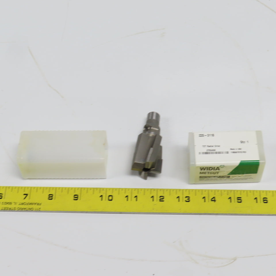 Widia 220-3118  1.1875 Carbide Tipped Metcut TCT Radial Drive Counterbore