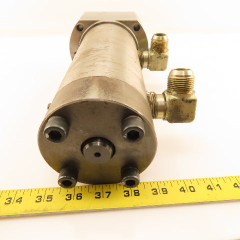 Custom Heavy Duty Double Ended Stroke Hydraulic Cylinder 2-1/2" x 3" Stroke