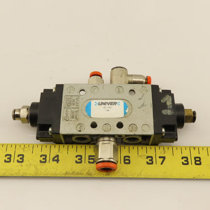 Univer AC-7120 5 Port 2 Way Pneumatic Air Pilot Directional Valve 1/8" NPT