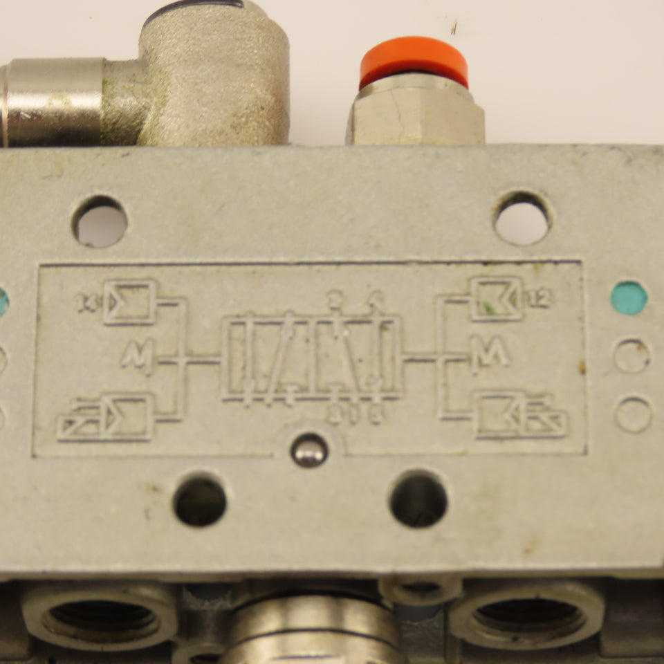 Univer AC-7120 5 Port 2 Way Pneumatic Air Pilot Directional Valve 1/8" NPT