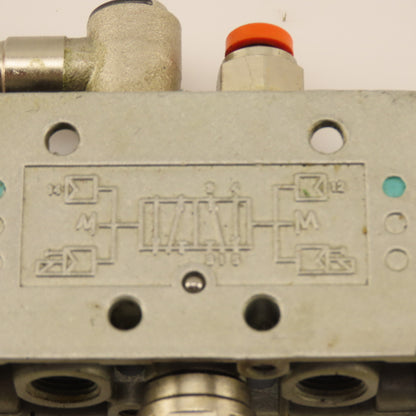 Univer AC-7120 5 Port 2 Way Pneumatic Air Pilot Directional Valve 1/8" NPT