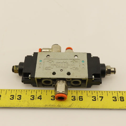 Univer AC-7120 5 Port 2 Way Pneumatic Air Pilot Directional Valve 1/8" NPT