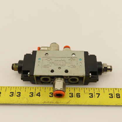 Univer AC-7120 5 Port 2 Way Pneumatic Air Pilot Directional Valve 1/8" NPT