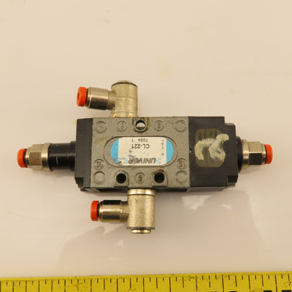 Univer CL-221 3 Port 2 Way Pneumatic Air Pilot Directional Valve 1/8" NPT