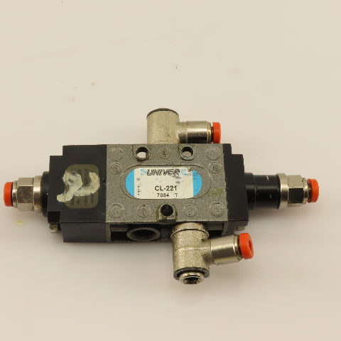 Univer CL-221 3 Port 2 Way Pneumatic Air Pilot Directional Valve 1/8" NPT
