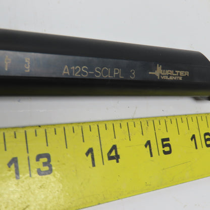 Walter-Valenite A12S-SCLPL 3 Indexable Boring Bar 0.748" Shank 9" Shank Length